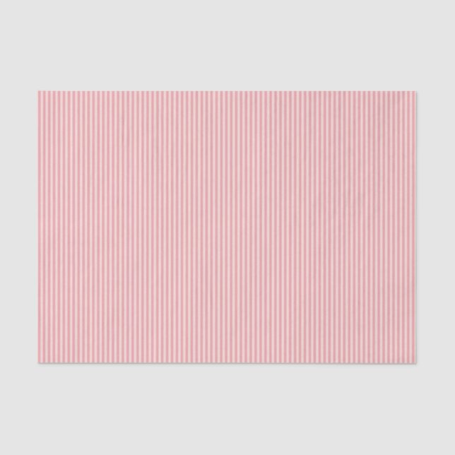 Papier Mousseline Pinstripes rose Pastel (Recto)