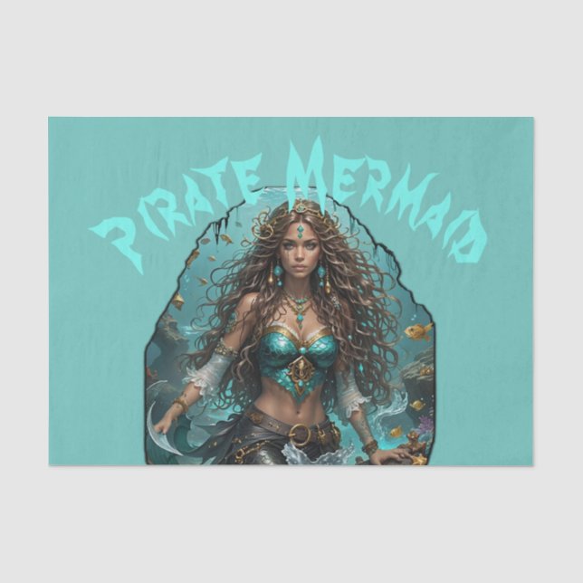 Papier Mousseline Pirate Mermaid Lady Thunder_Cove (Recto)