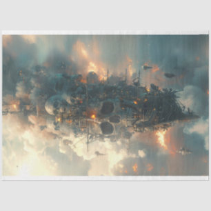 Papier Mousseline Pirates Skew Ship Déroupage