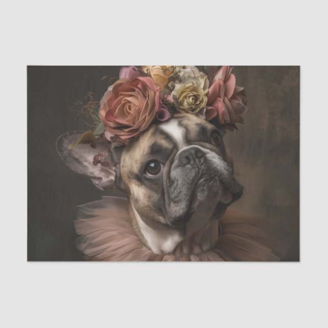 Papier Mousseline Pitbull comme princesse Pourcentage (Recto)