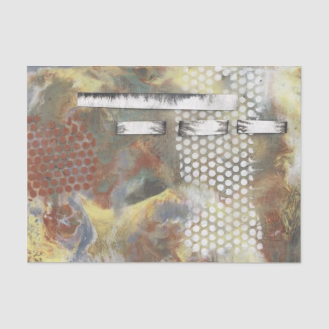 Papier Mousseline Pixels marbrés II (Recto)