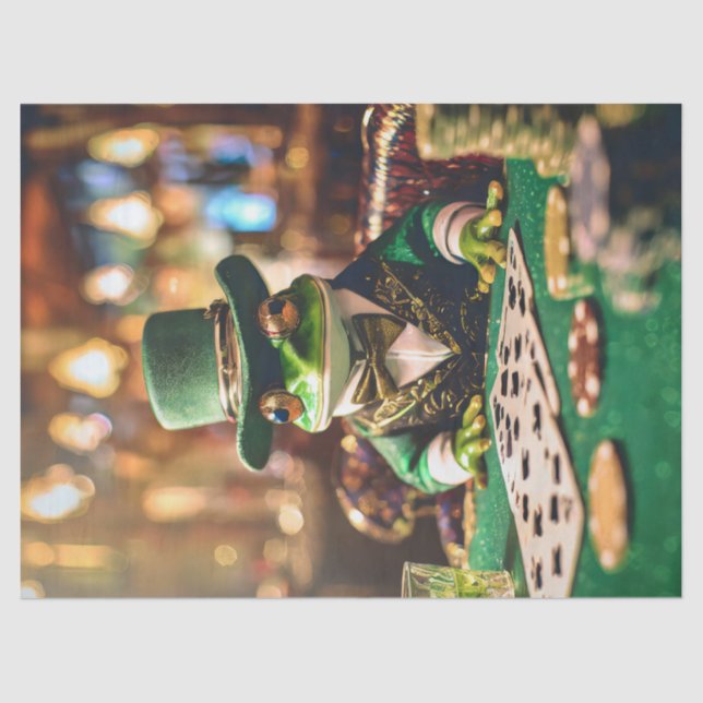 Papier Mousseline Placez vos paris, grenouille de jeu (Recto)