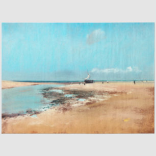 Papier Mousseline Plage de Low Tide (Bouche de la rivière), Edgar De