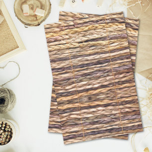 Papier Mousseline plage de style île tropicale rustique tissé en osi