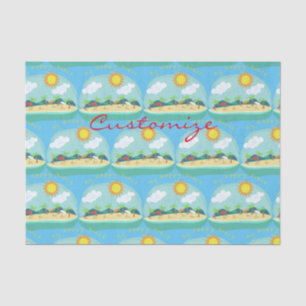 Papier Mousseline Plage Happy Place Thunder_Cove