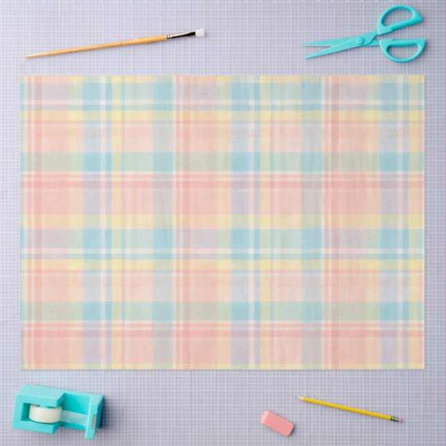 Papier Mousseline Plaid Easter Series Design #19 (Artisanat)