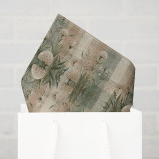 Papier Mousseline Plaid Forestier