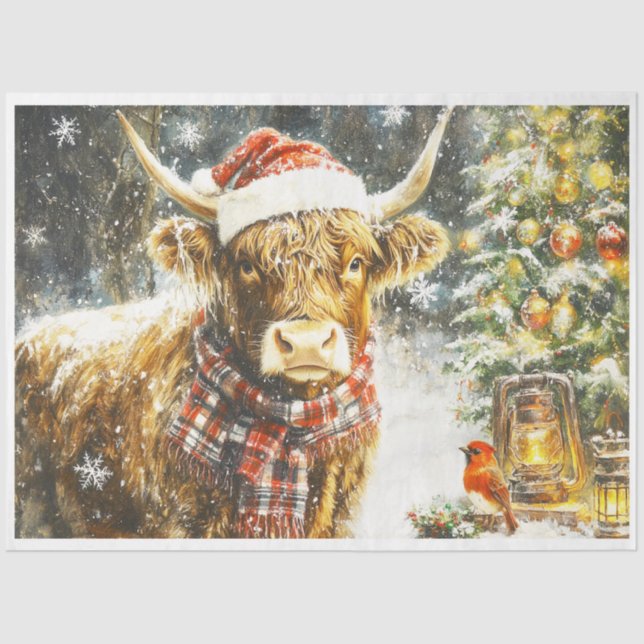 Papier Mousseline Plaid Highlander (Recto)