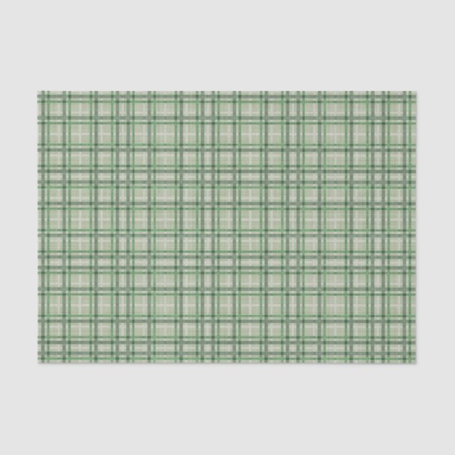Papier Mousseline Plaie forestière verte (Recto)