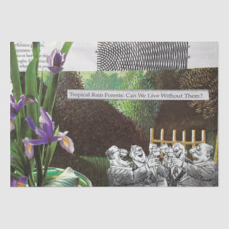 Papier Mousseline Plaisanterie politique drôle Forêt Changement clim