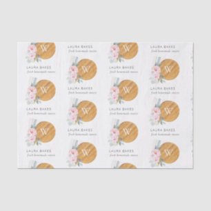 Papier Mousseline Planche à découper florale Blush Napkin Restaurati