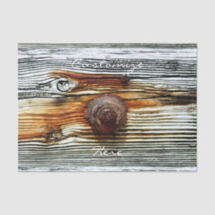 Papier Mousseline planche de bois flotté rouillé Thunder_Cove