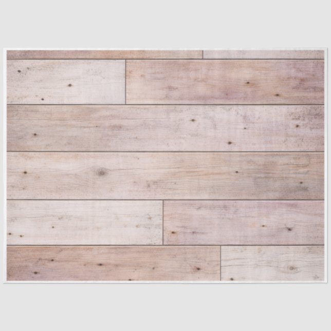 Papier Mousseline Planches de bois  (Recto)