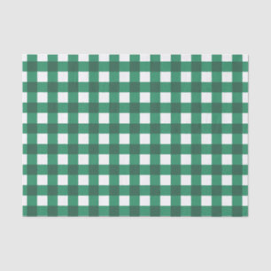 Papier Mousseline Plantation de buffles verts et blancs