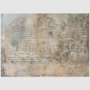 Papier Mousseline Plâtre craqué
