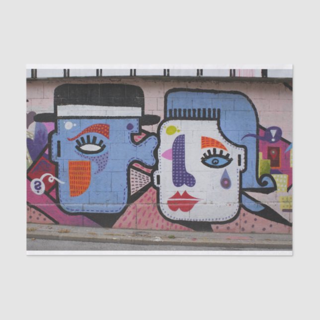 Papier Mousseline Pleurant Un Peu De Joie (Recto)