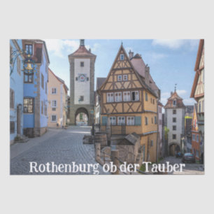 Papier Mousseline Plönlein à Rothenburg ob der Tauber, Allemagne