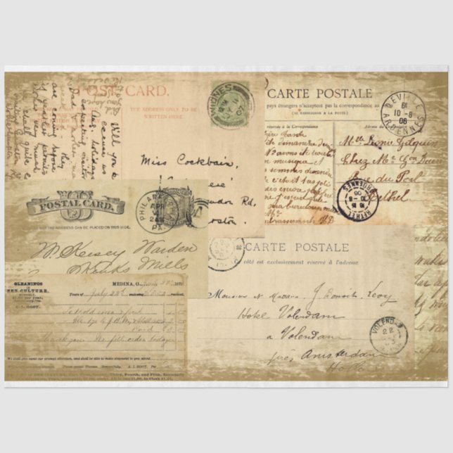 Papier Mousseline Plus de série de dessins d'objets anciens 4 (Recto)