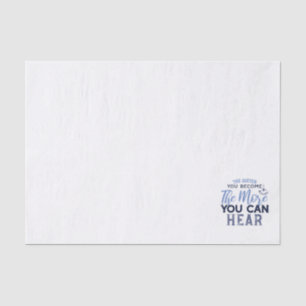 Papier Mousseline Plus Vous Pouvez Entendre La Citation