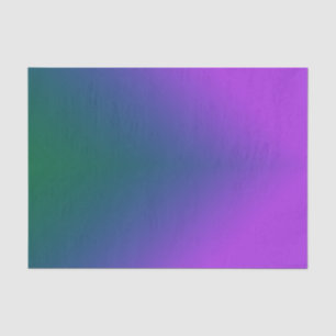 Papier Mousseline Plush peacock ombre