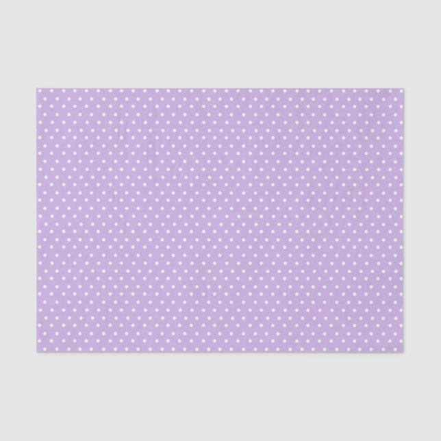 Papier Mousseline Plutôt Violet Polkadot Sexe Neutre (Recto)