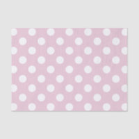 Point Polka blanc sur Arrière - plan rose