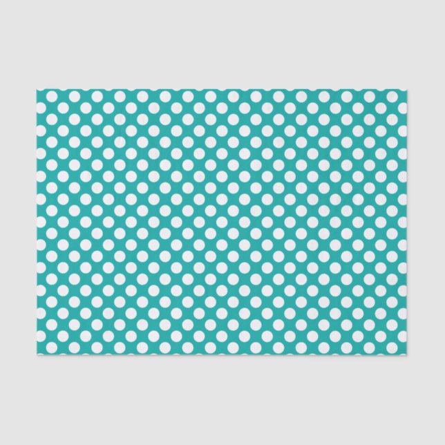 Papier Mousseline Point Polka blanc transparent - arrière - plan per (Recto)