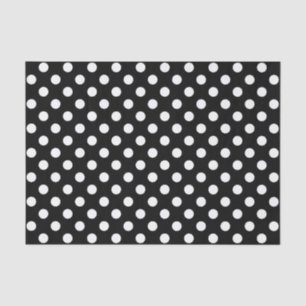 Papier Mousseline Point Polka blanc transparent - arrière - plan per