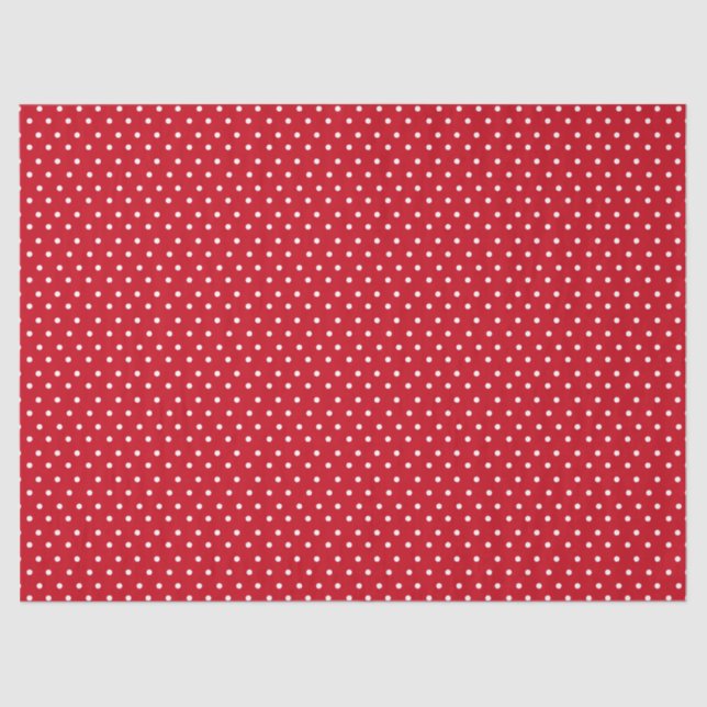 Papier Mousseline Point rouge (Recto)