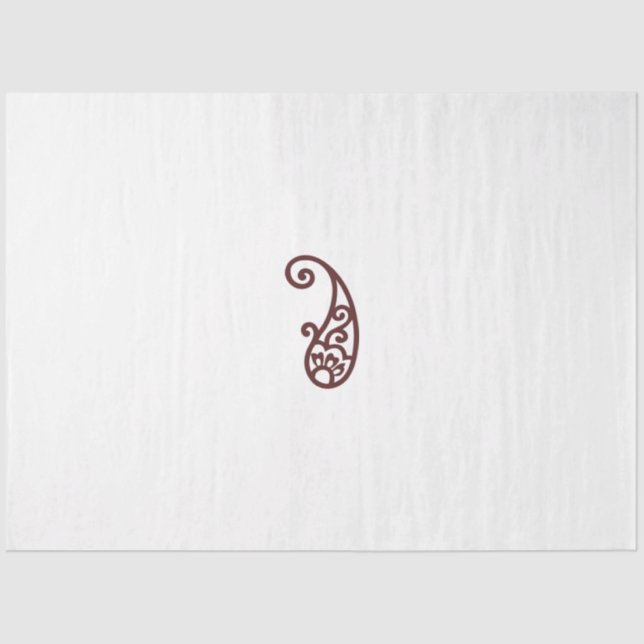 Papier Mousseline Point rouge (Recto)