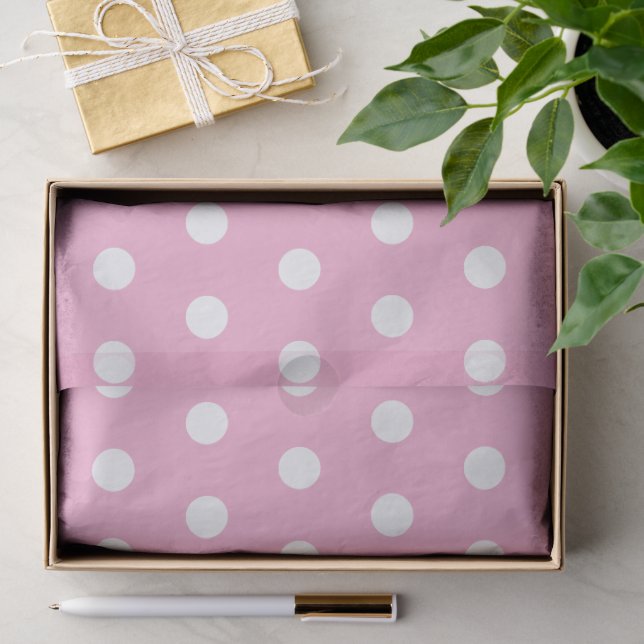 PAPIER MOUSSELINE POINTE BLANC PERSONNALISÉ STYLÉ SIMPLE (Cadeau)