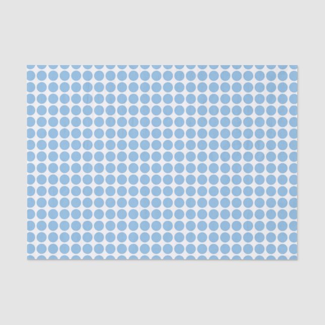 Papier Mousseline Points bleus (Recto)