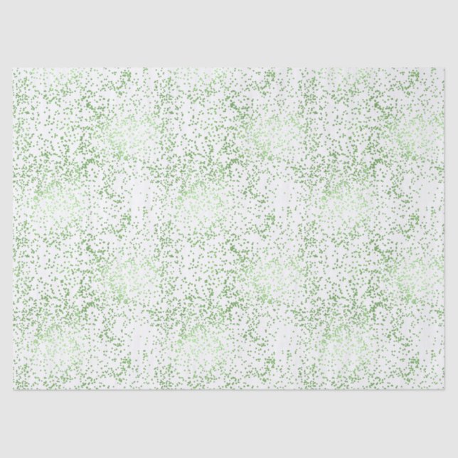 Papier Mousseline Points Confetti de menthe (Recto)