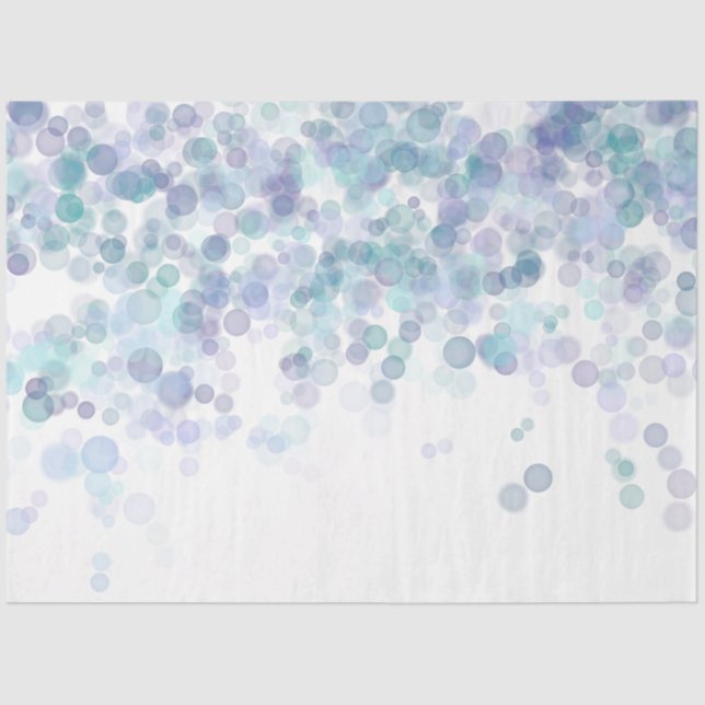 Papier Mousseline Points de livres modernes tendance bleu et blanc (Recto)