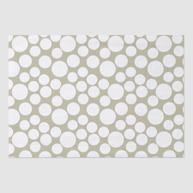 Papier Mousseline Points de sage (Recto)