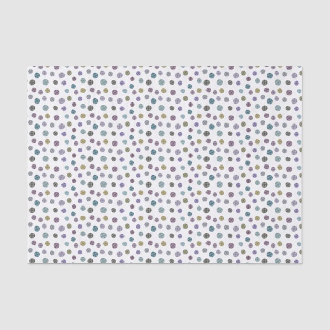 Papier Mousseline Points Jennifer Confetti, petits (Recto)
