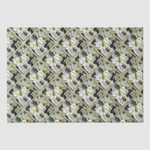 Papier Mousseline Pointsettia