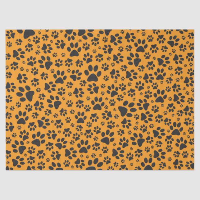 Papier Mousseline Pois de chien noir et blanc Pointe Polka sur dahli (Recto)