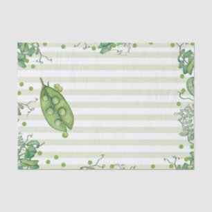 Papier Mousseline Pois doux vert Whimsical Polka Baby shower point