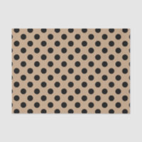 Pois noir sur le beige