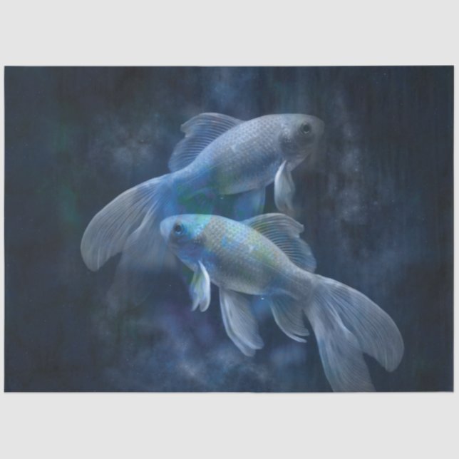 Papier Mousseline Poissons (Recto)