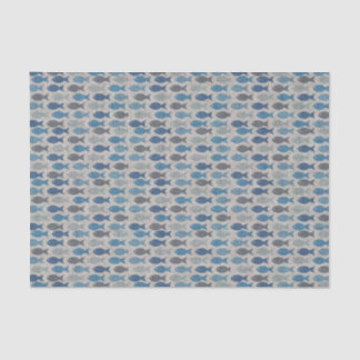 Papier Mousseline Poissons de toile