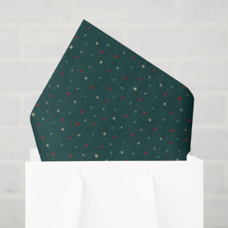 Papier Mousseline Polka Dots Holiday