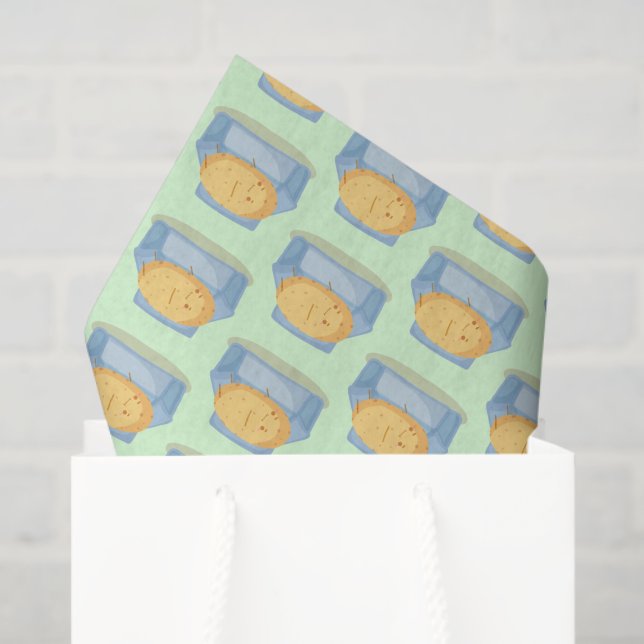 Papier Mousseline Pommes de terre fatiguées (Sac cadeau)