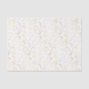 Papier Mousseline Pommes d'or Rosh Hashanah Shana Tova Elegant