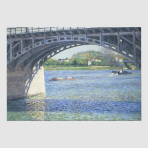 Papier Mousseline Pont à Argenteuil (par Gustave Caillebotte)