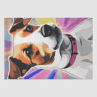 Pop Art Pup : Jack Russell Terrier Decoupage
