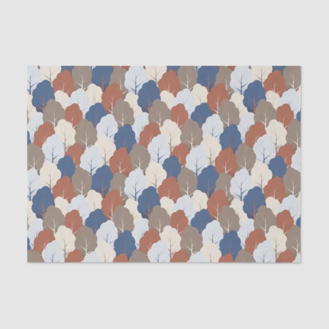 Papier Mousseline Poplar d'automne Medley (Recto)