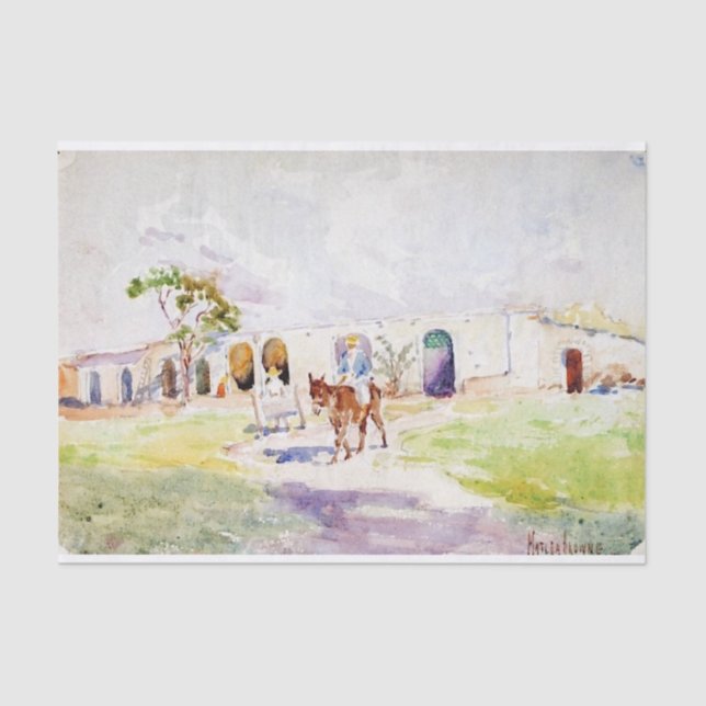 Papier Mousseline Porto Rico par Matilda Browne (Recto)