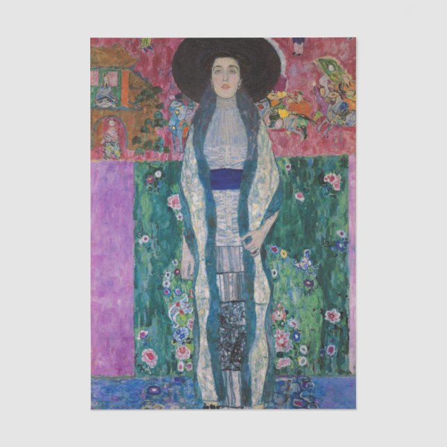 Papier Mousseline Portrait d'Adèle Bloch Bauer, Gustav Klimt (Recto)